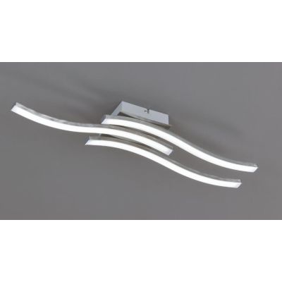 ROUTE PLAFONIERA MODERNA LED 15W LUCE 3000K o 4000K CON 3 BACCHETTE METALLO 5 COLORI RL - Cristalensi Shop Online