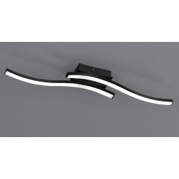 ROUTE PLAFONIERA MODERNA LED 10W LUCE 3000K o 4000K CON 2 BACCHETTE METALLO 5 COLORI RL - Cristalensi Shop Online