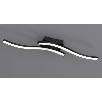 ROUTE PLAFONIERA MODERNA LED 10W LUCE 3000K o 4000K CON 2 BACCHETTE METALLO 5 COLORI RL - Cristalensi Shop Online