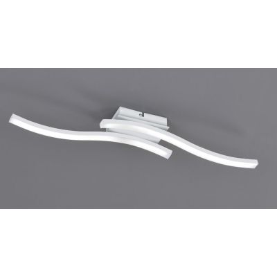 ROUTE PLAFONIERA MODERNA LED 10W LUCE 3000K o 4000K CON 2 BACCHETTE METALLO 5 COLORI RL - Cristalensi Shop Online