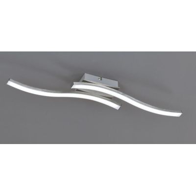 ROUTE PLAFONIERA MODERNA LED 10W LUCE 3000K o 4000K CON 2 BACCHETTE METALLO 5 COLORI RL - Cristalensi Shop Online