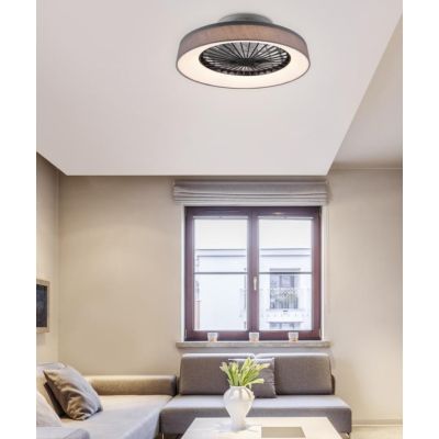 FARSUND PLAFONIERA CON VENTILATORE INTEGRATO LUCE LED 26.8W DIMMERABILE CON TELECOMANDO E TIMER RL - Cristalensi Shop Online