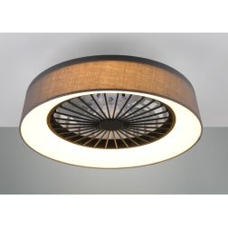 FARSUND PLAFONIERA CON VENTILATORE INTEGRATO LUCE LED 26.8W DIMMERABILE CON TELECOMANDO E TIMER RL - Cristalensi Shop Online