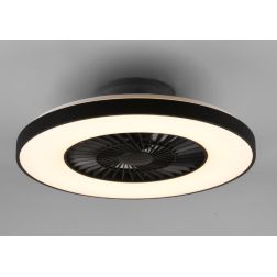 HALMSTAD PLAFONIERA CON VENTILATORE INTEGRATO LUCE LED 40W DIMMERABILE CON TELECOMANDO E TIMER RL - Cristalensi Shop Online