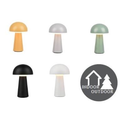 LENNON LAMPADA A BATTERIA RICARICABILE LED 2W LUCE 3000K IP44 SENSORE TOUCH E PORTA USB RL - Cristalensi Shop Online