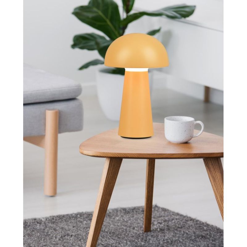 LENNON LAMPADA A BATTERIA RICARICABILE LED 2W LUCE 3000K IP44 SENSORE TOUCH E PORTA USB RL - Cristalensi Shop Online