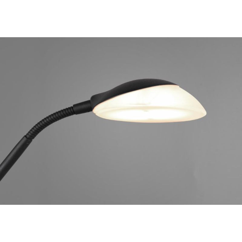 ORSON PIANTANA MODERNA IN METALLO 3 COLORI CON 2 DIFFUSORI IN VETRO ALTEZZA CM 180 LED 34W LUCE 3000K RL - Cristalensi Shop Onli