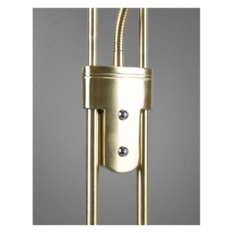 ORSON PIANTANA MODERNA IN METALLO 3 COLORI CON 2 DIFFUSORI IN VETRO ALTEZZA CM 180 LED 34W LUCE 3000K RL - Cristalensi Shop Onli