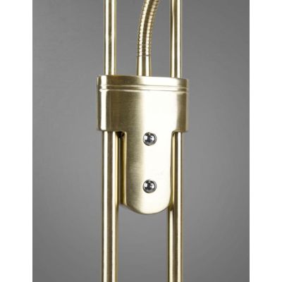 ORSON PIANTANA MODERNA IN METALLO 3 COLORI CON 2 DIFFUSORI IN VETRO ALTEZZA CM 180 LED 34W LUCE 3000K RL - Cristalensi Shop Onli