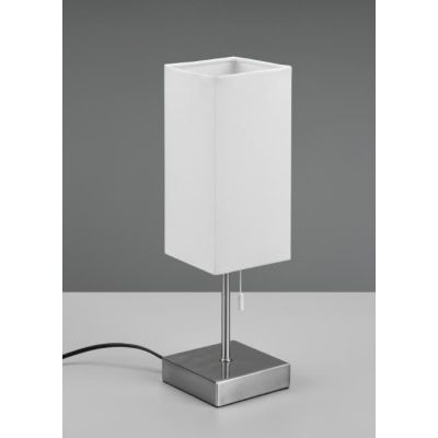 OLE LAMPADA DA TAVOLO CON PORTE USB MODERNA IN METALLO E TESSUTO 4 COLORI LAMPADINA 1XE27 RL - Cristalensi Shop Online