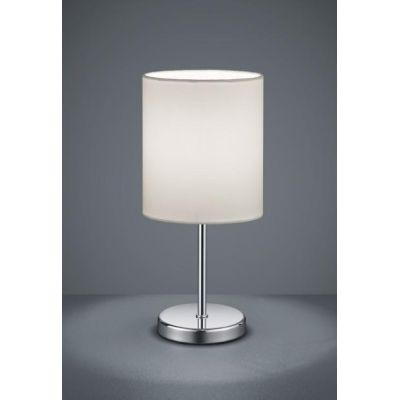 JERRY LAMPADA DA TAVOLO MODERNA IN METALLO E TESSUTO 3 COLORI LAMPADINA 1XE14 RL - Cristalensi Shop Online
