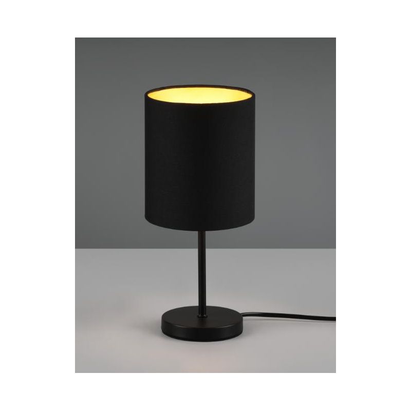 JERRY LAMPADA DA TAVOLO MODERNA IN METALLO E TESSUTO 3 COLORI LAMPADINA 1XE14 RL - Cristalensi Shop Online