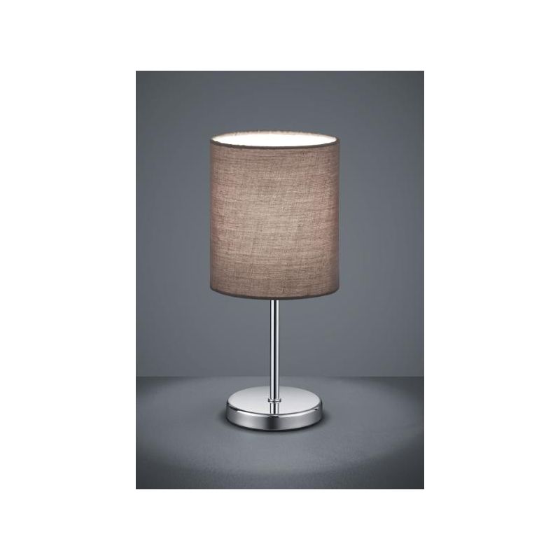 JERRY LAMPADA DA TAVOLO MODERNA IN METALLO E TESSUTO 3 COLORI LAMPADINA 1XE14 RL - Cristalensi Shop Online