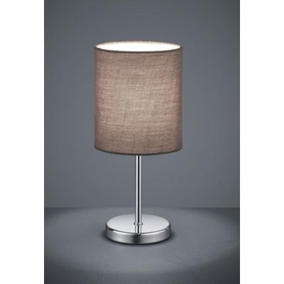 JERRY LAMPADA DA TAVOLO MODERNA IN METALLO E TESSUTO 3 COLORI LAMPADINA 1XE14 RL - Cristalensi Shop Online