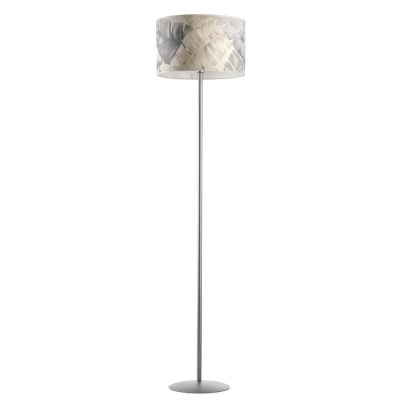 PIUME PIANTANA MODERNA IN ALLUMINIO CON DIFFUSORE IN PLASTICA STAMPATA LAMPADINA ATTACCO E27 CRISTALENSI LIGHT - Cristalensi Sho