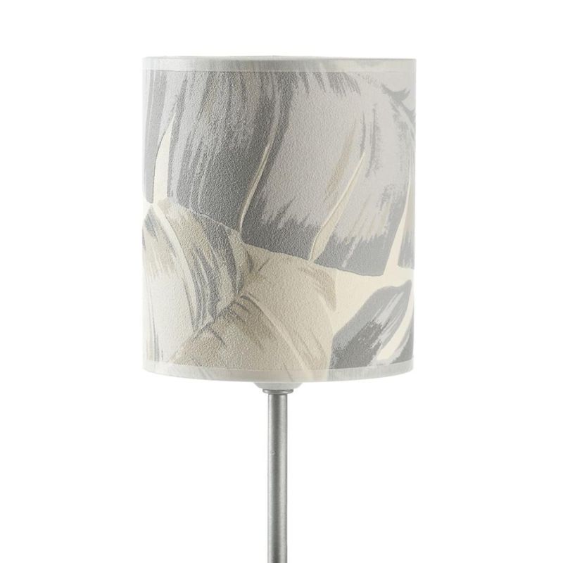 PIUME LAMPADA DA TAVOLO MODERNA IN ALLUMINIO CON DIFFUSORE IN PLASTICA STAMPATA LAMPADINA ATTACCO E27 CRISTALENSI LIGHT - Crista