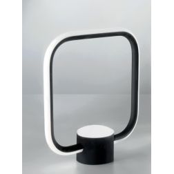 ALFA LUMETTO ALTEZZA 36 CM ORO, BIANCO O NERO LED 18W LUCE 3000K MODERNO TOUCH ONDALUCE CICIRIELLO - Cristalensi Shop Online