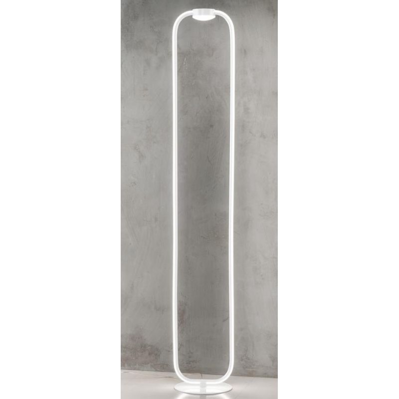 ALFA PIANTANA ALTEZZA 168 CM ORO, BIANCO O NERO LED 35W LUCE 3000K DIMMERABILE MODERNA ONDALUCE CICIRIELLO - Cristalensi Shop On