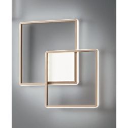 DOWEL PLAFONIERA APPLIQUE PICCOLA LED 46W DIMMERABILE MONTATURA SILVER ONDALUCE CICIRIELLO - Cristalensi Shop Online