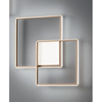 DOWEL PLAFONIERA APPLIQUE PICCOLA LED 46W DIMMERABILE MONTATURA SILVER ONDALUCE CICIRIELLO - Cristalensi Shop Online