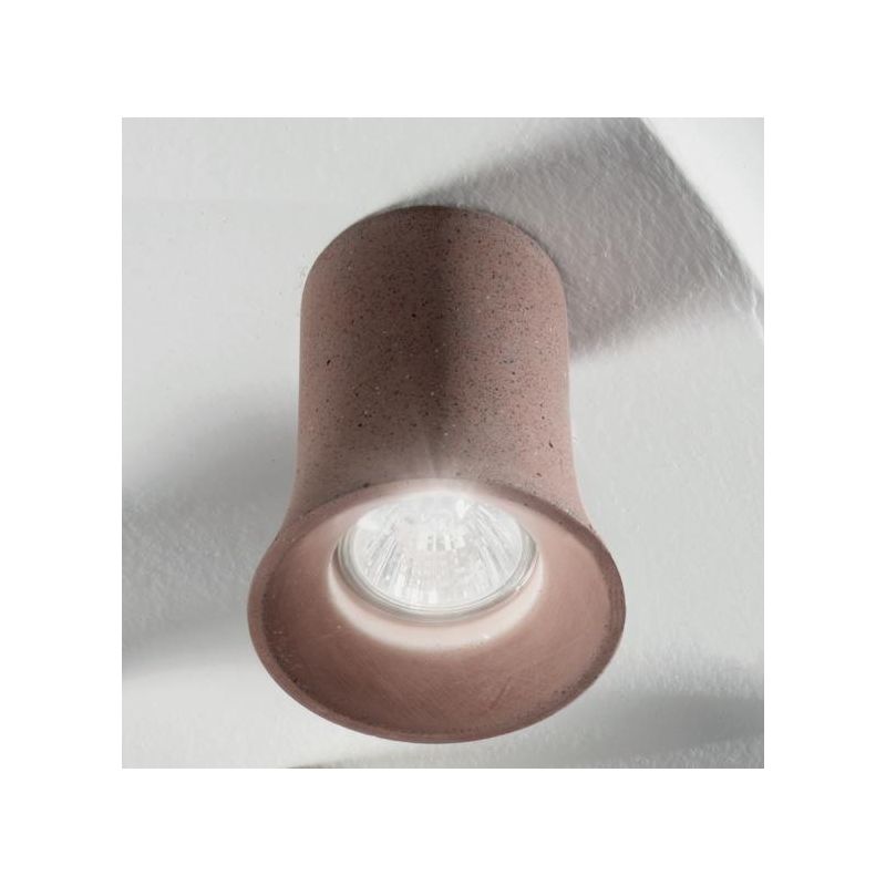 ROCK FARETTO IN CEMENTO 3 COLORI ATTACCO GU10 DESIGN MODERNO D7,7 CM ALTEZZA 11 CM ONDALUCE CICIRIELLO - Cristalensi Shop Online