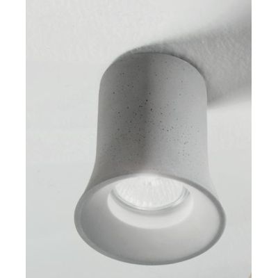 ROCK FARETTO IN CEMENTO 3 COLORI ATTACCO GU10 DESIGN MODERNO D7,7 CM ALTEZZA 11 CM ONDALUCE CICIRIELLO - Cristalensi Shop Online