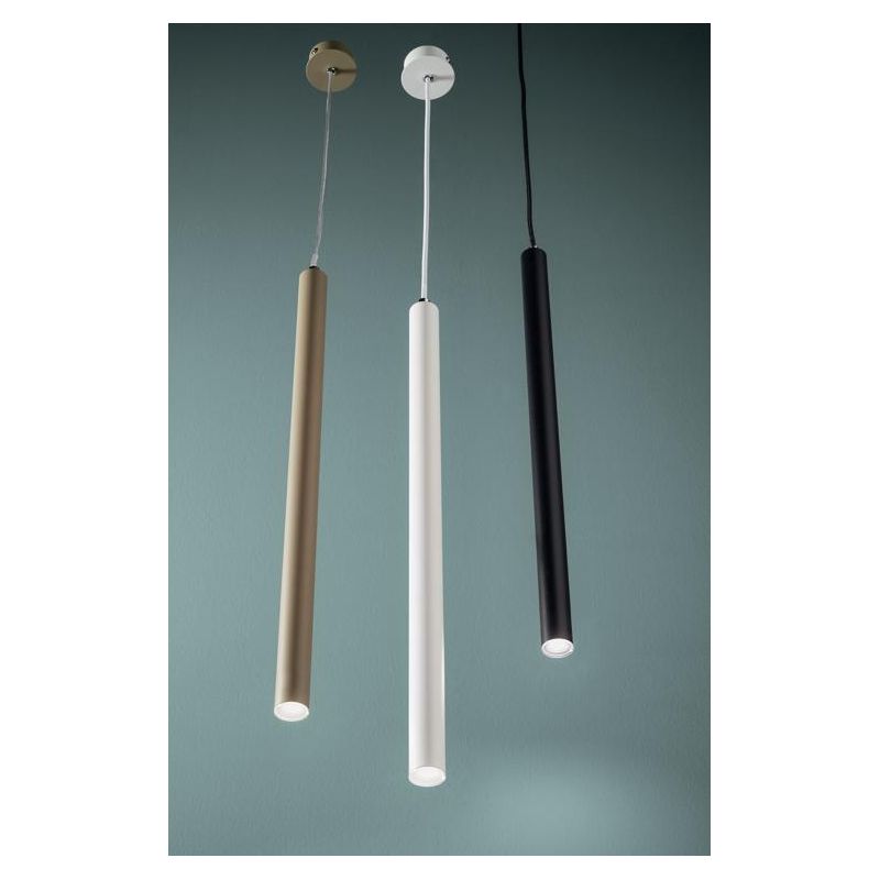 TUBE LED 5W 3000K ALIMENTAZIONE 230V BIANCO TORTORA NERO MODERNO ONDALUCE ONDALUCE CICIRIELLO - Cristalensi Shop Online