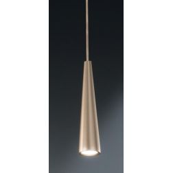 NOA SOSPENSIONE SINGOLA 2 MISURE DI FORMA CONICA METALLO NERO,BIANCO O ORO LAMPADINA GU10 ONDALUCE CICIRIELLO - Cristalensi Shop 2