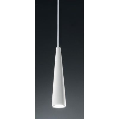 NOA SOSPENSIONE SINGOLA 2 MISURE DI FORMA CONICA METALLO NERO,BIANCO O ORO LAMPADINA GU10 ONDALUCE CICIRIELLO - Cristalensi Shop