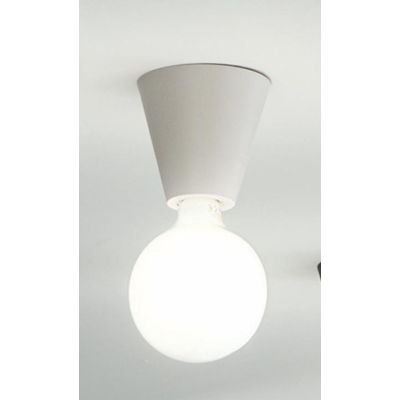 FOG PLAFONIERA PICCOLA A PIRAMIDE MODERNA CON LAMPADINA A VISTA E27 DISPONIBILE IN 4 COLORI ONDALUCE CICIRIELLO - Cristalensi Sh