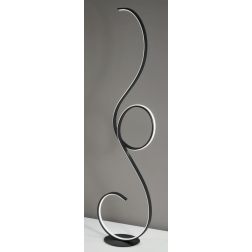 FLOK PIANTANA LAMPADA DA TERRA LED DIMMERABILE NERA GRIGIA BIANCA MODERNA ONDALUCE CICIRIELLO - Cristalensi Shop Online 2