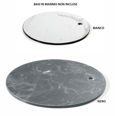 VELVET PIANTANA ORIGINALE E MODERNA IN METALLO NERO,BIANCO O ORO CON PARALUME IN TESSUTO ALTEZZA CM 205 ONDALUCE CICIRIELLO - Cr