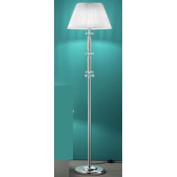DIDO LAMPADA DA TERRA IN CRISTALLO E METALLO ELEGANTE E CLASSICA DIAMETRO CM 40 5 COLORI ONDALUCE CICIRIELLO - Cristalensi Shop