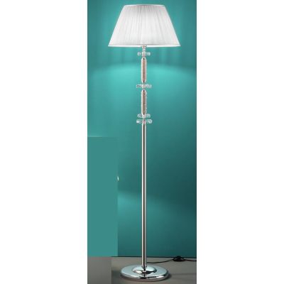 DIDO LAMPADA DA TERRA IN CRISTALLO E METALLO ELEGANTE E CLASSICA DIAMETRO CM 40 5 COLORI ONDALUCE CICIRIELLO - Cristalensi Shop