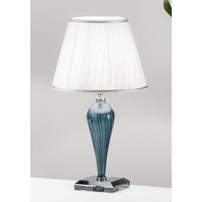 VILLA LAMPADA DA TAVOLO IN VETRO LAVORATO A MANO CLASSICA D25 CM 6 COLORI DI ONDALUCE ONDALUCE CICIRIELLO - Cristalensi Shop Onl