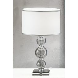 TEBE LAMPADA DA TAVOLO IN VETRO LAVORATO A MANO DIAMETRO CM 25 6 COLORI ONDALUCE ONDALUCE CICIRIELLO - Cristalensi Shop Online