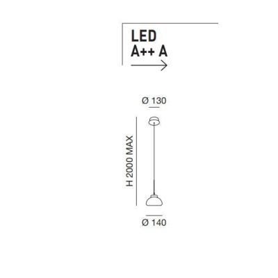3547-40 ARABELLA SOSPENSIONE MODERNA AD UNA LUCE IN VETRO SOFFIATO BIANCO AMBRA E FUME DI FABAS LUCE Fabas Luce - Cristalensi Sh
