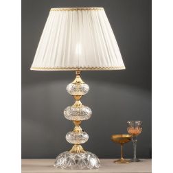 DALLAS LAMPADA GRANDE ORO O CROMO CON PENDAGLIERIA IN CRISTALLO ONDALUCE CICIRIELLO - Cristalensi Shop Online