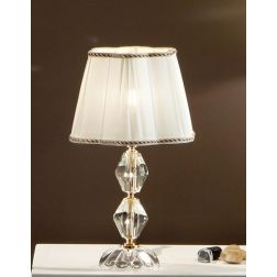 BRIGIDA ABAT-JOUR IN CRISTALLO e METALLO ELEGANTE E CLASSICO FINITURA ORO DI ONDALUCE ONDALUCE CICIRIELLO - Cristalensi Shop Onl