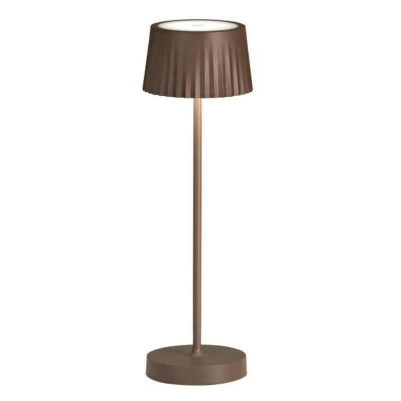MACAO LAMPADA DA TAVOLO IP54 CON RICARICA USB, TOUCH DIMMER LED 3W LUCE 3000K 6 COLORI ONDALUCE CICIRIELLO - Cristalensi Shop On