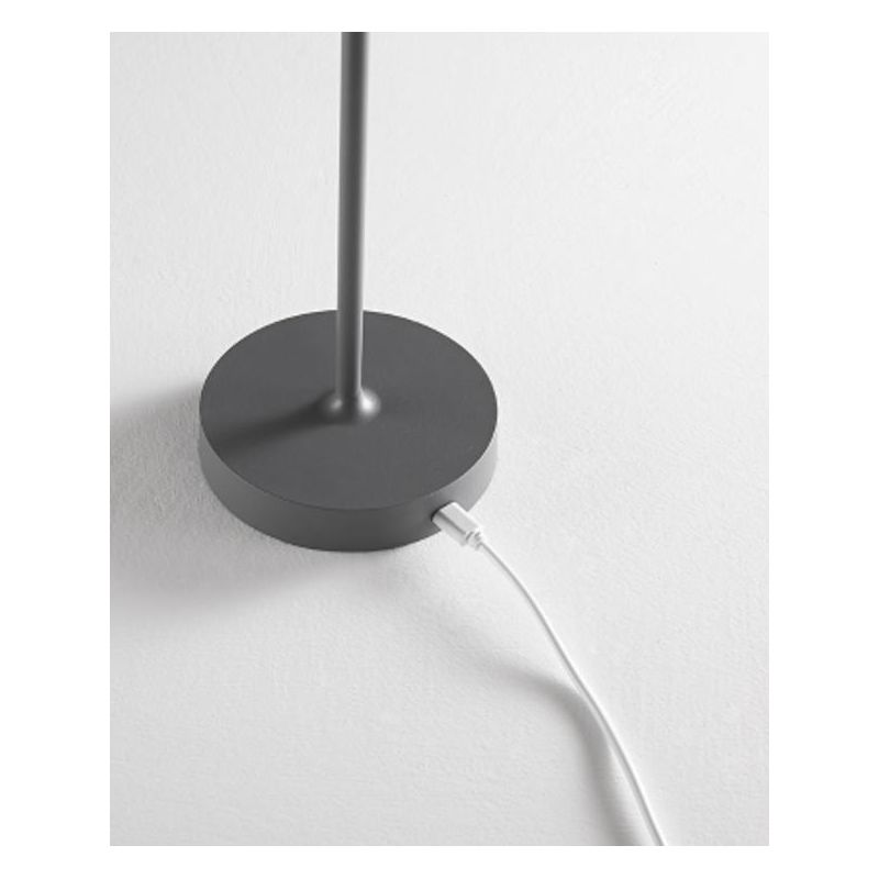 MACAO LAMPADA DA TAVOLO IP54 CON RICARICA USB, TOUCH DIMMER LED 3W LUCE 3000K 6 COLORI ONDALUCE CICIRIELLO - Cristalensi Shop On