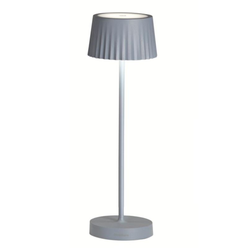 MACAO LAMPADA DA TAVOLO IP54 CON RICARICA USB, TOUCH DIMMER LED 3W LUCE 3000K 6 COLORI ONDALUCE CICIRIELLO - Cristalensi Shop On
