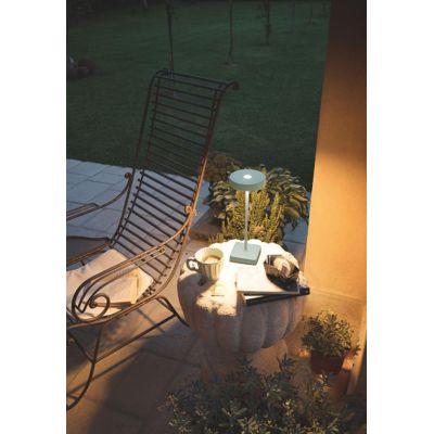 TAP LAMPADA DA TAVOLO IP54 CON RICARICA USB, TOUCH DIMMER LED 3W LUCE 3000K 6 COLORI ONDALUCE CICIRIELLO - Cristalensi Shop Onli