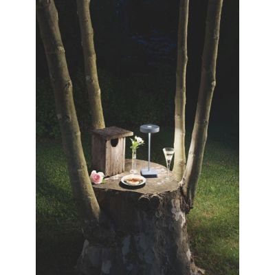 TAP LAMPADA DA TAVOLO IP54 CON RICARICA USB, TOUCH DIMMER LED 3W LUCE 3000K 6 COLORI ONDALUCE CICIRIELLO - Cristalensi Shop Onli