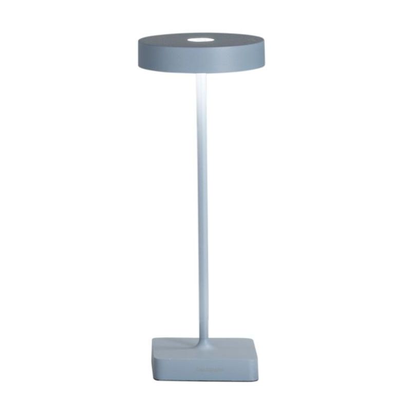 TAP LAMPADA DA TAVOLO IP54 CON RICARICA USB, TOUCH DIMMER LED 3W LUCE 3000K 6 COLORI ONDALUCE CICIRIELLO - Cristalensi Shop Onli