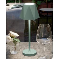 FIJI LAMPADA DA TAVOLO IP54 CON BATTERIA RICARICABILE TOUCH LED 3W LUCE 3000K DIMMERABILE ONDALUCE CICIRIELLO - Cristalensi Shop