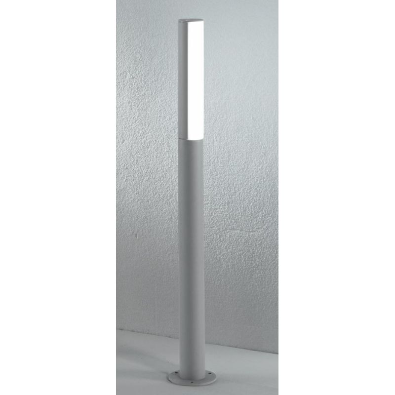 TOMMY PALO PER ESTERNO H90 DA GIARDINO IP44 LED 9W LUCE 4000K BIANCO,SILVER O ANTRACITE MODERNO ONDALUCE CICIRIELLO - Cristalens