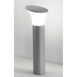 ARES LAMPIONCINO DA ESTERNO IN ALLUMINIO PORTALAMPADE E27 ALTEZZA 50 CM IP54 MODERNO ONDALUCE CICIRIELLO - Cristalensi Shop Onli