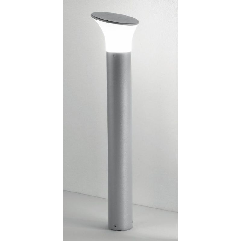 ARES LAMPIONCINO DA ESTERNO IN ALLUMINIO PORTALAMPADE E27 ALTEZZA 80 CM IP54 MODERNO ONDALUCE CICIRIELLO - Cristalensi Shop Onli