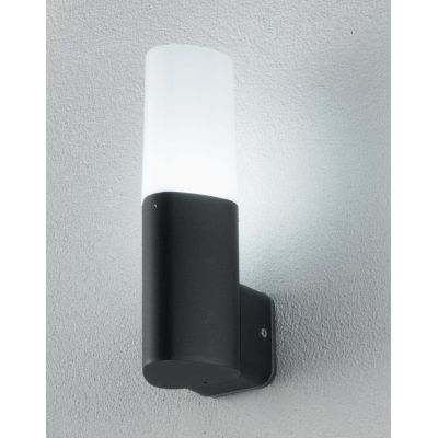 POU APPLIQUE DA ESTERNO IP44 PORTALAMPADA E27 NERO ARGENTO MODERNA E ECONOMICA ONDALUCE CICIRIELLO - Cristalensi Shop Online